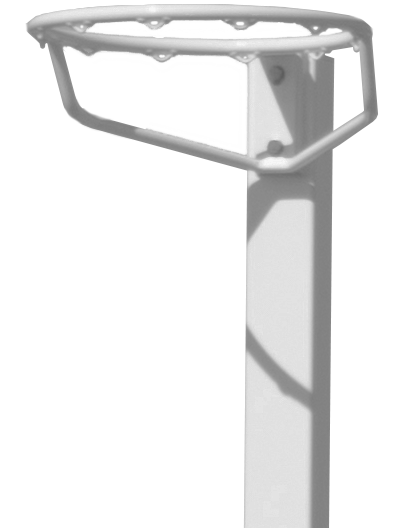 Height adjustable netball post