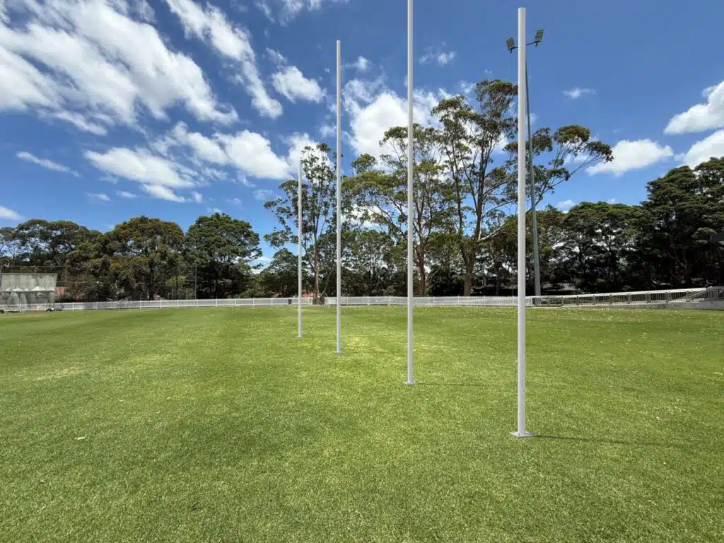 AFL Goal Posts – Aluline Aluminium Footy Posts