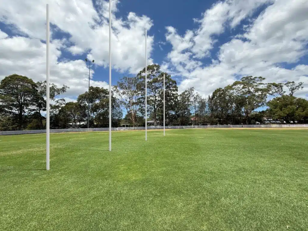 AFL Goal Posts – Aluline Aluminium Footy Posts