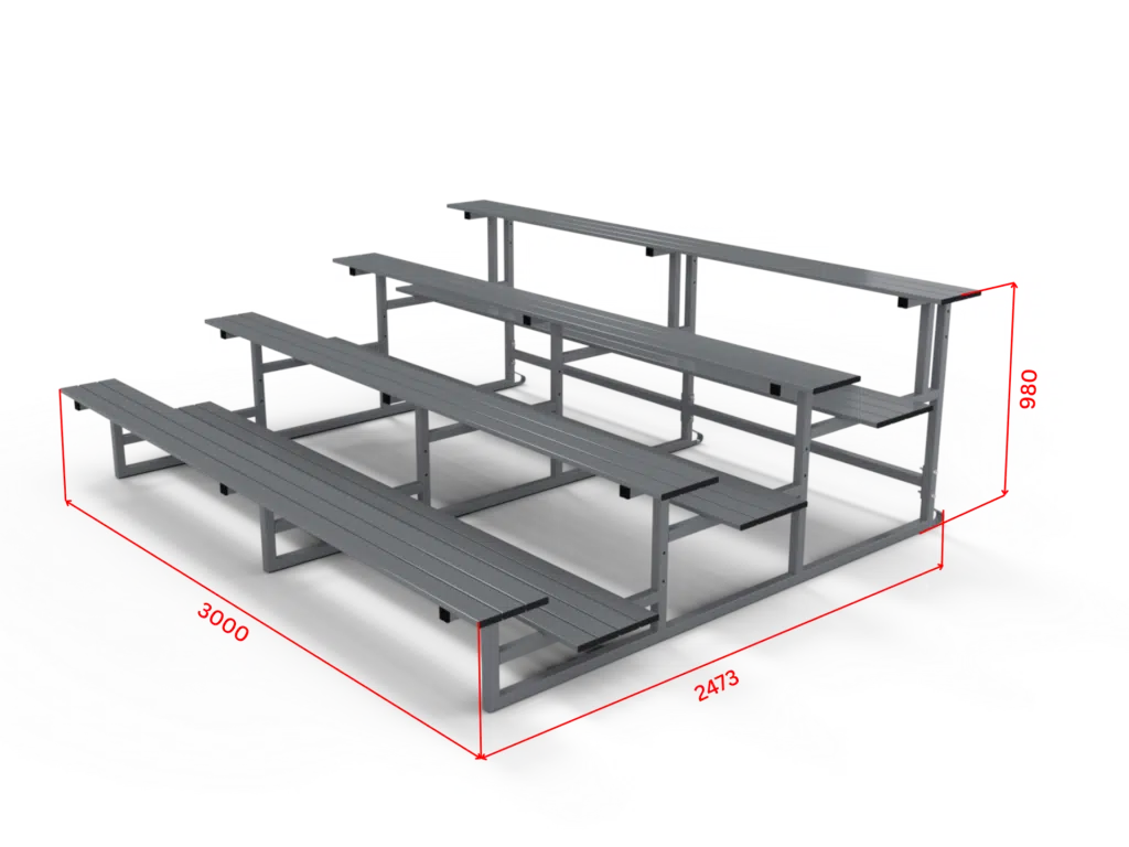 4 tiers 3m with dimensions - RMA Sport