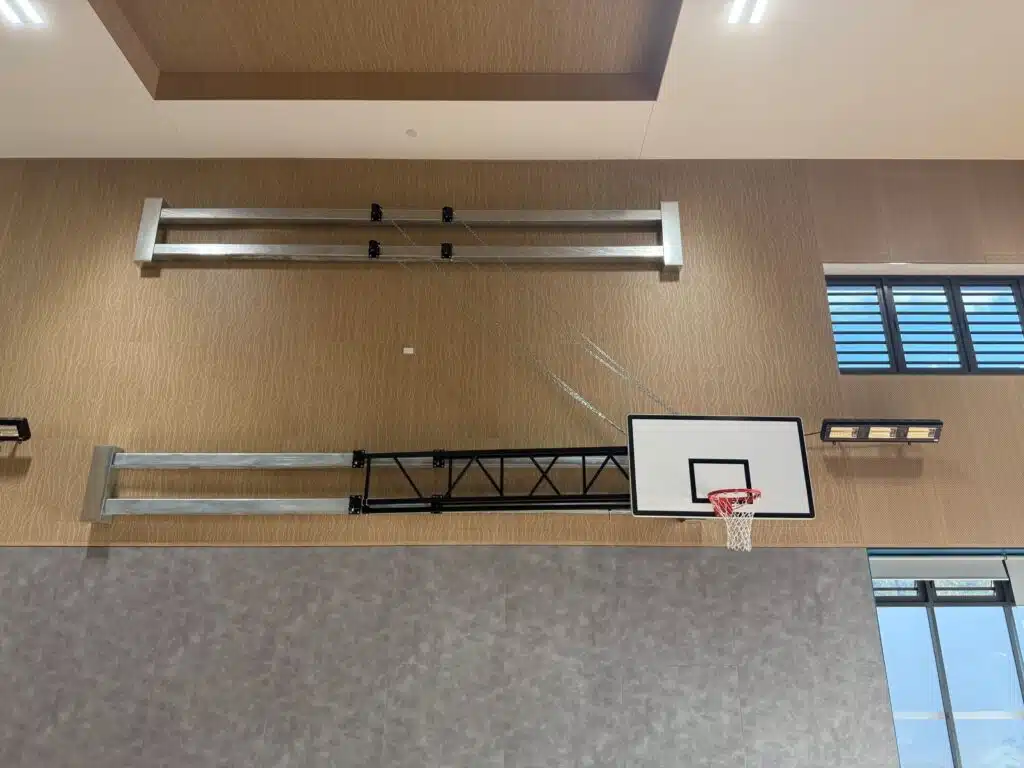 Essentials Side Fold Basketball System | BBEST-XLS