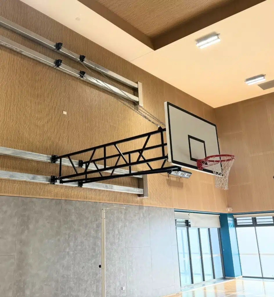 Essentials Side Fold Basketball System - RMA Sport Essentials Side Fold Basketball System