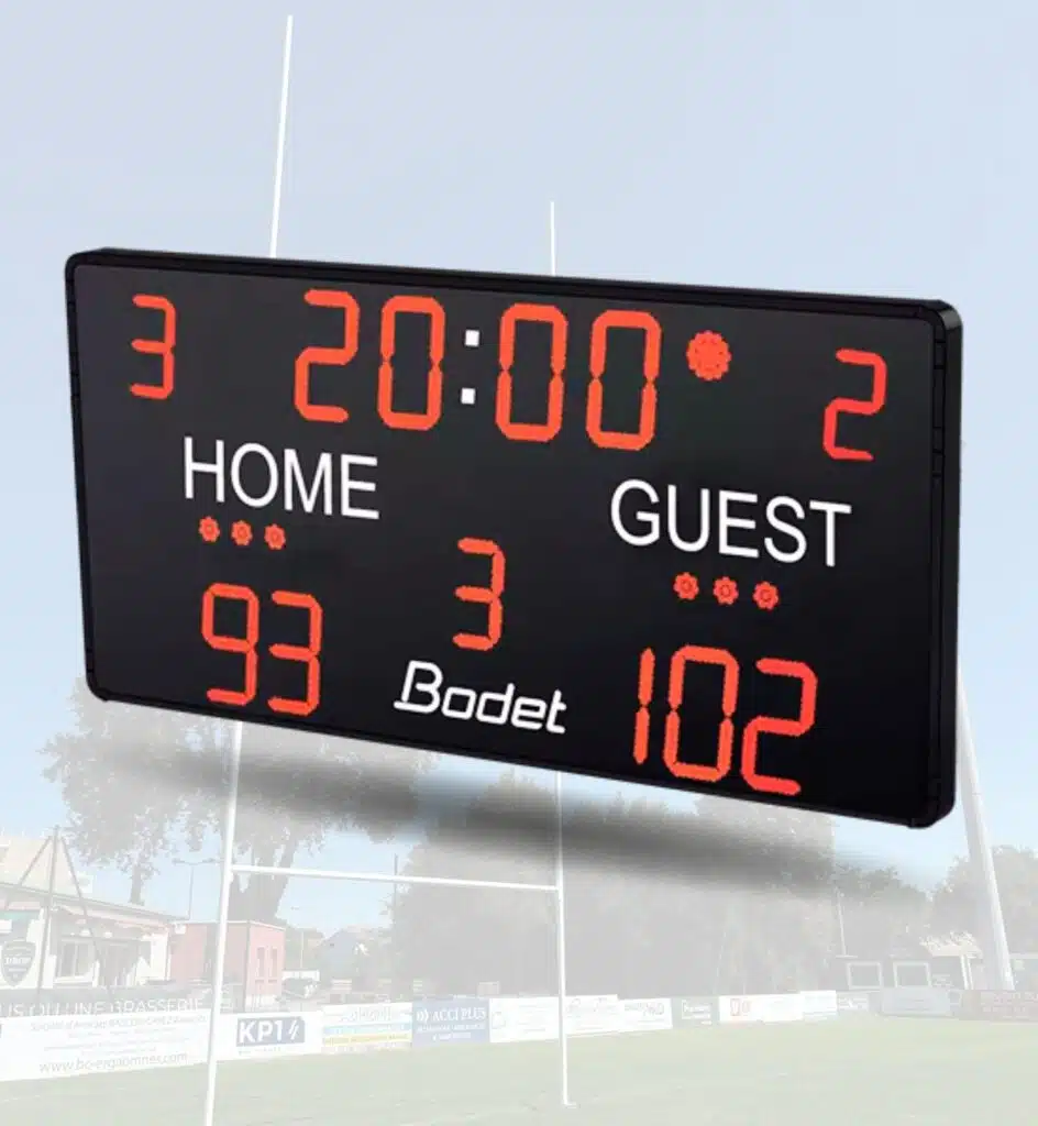 Multisport Outdoor Scoreboard SBO-25C - RMA Sport Multisport Outdoor Scoreboard
