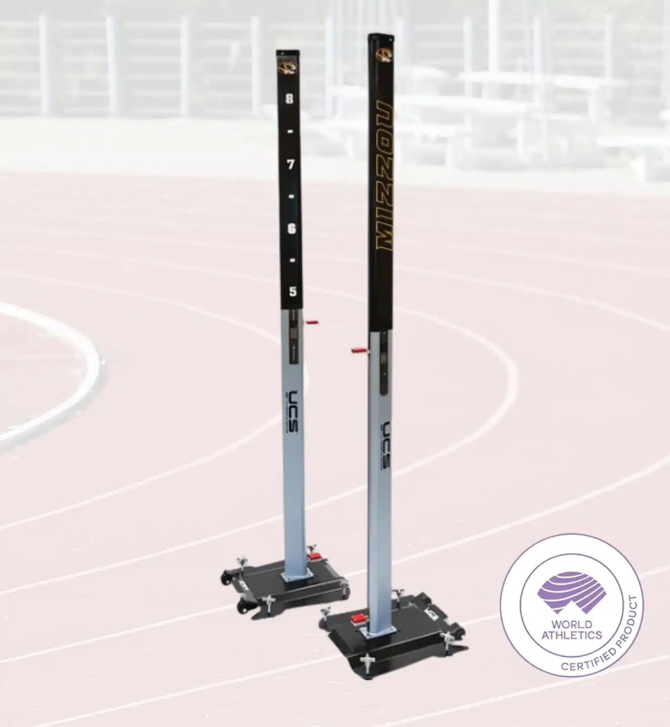 High Jump Upright Standards - RMA Sport High Jump Upright Standards