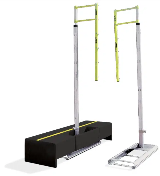 Pole Vault Upright Standard - Black - RMA Sport Pole Vault Standards